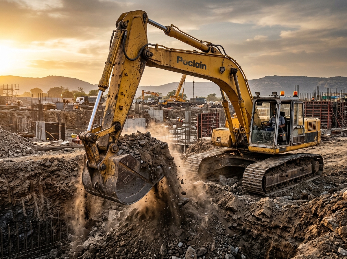 Poclain 210 Heavy Excavator