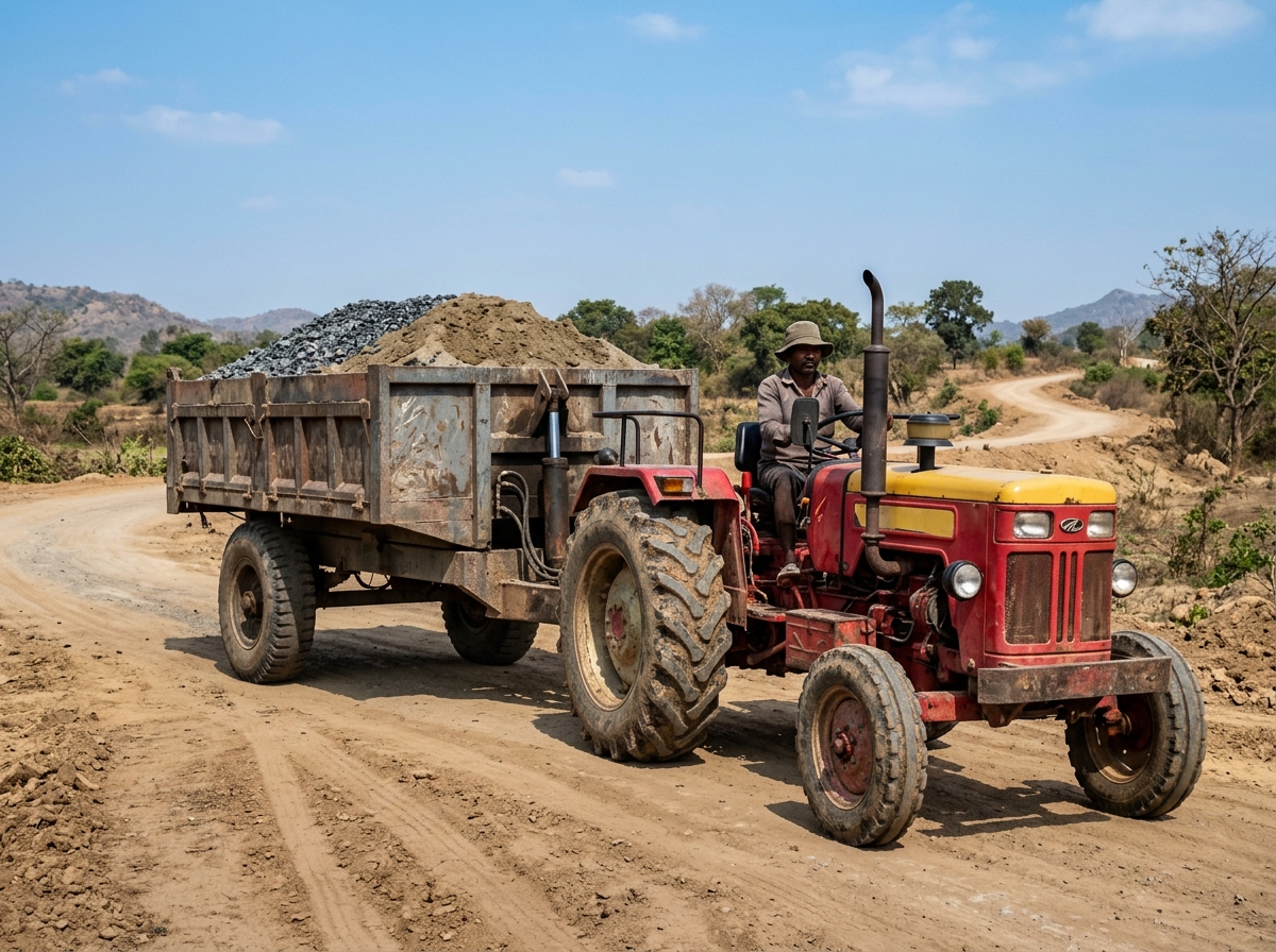 Tractor and Trolley Haulage