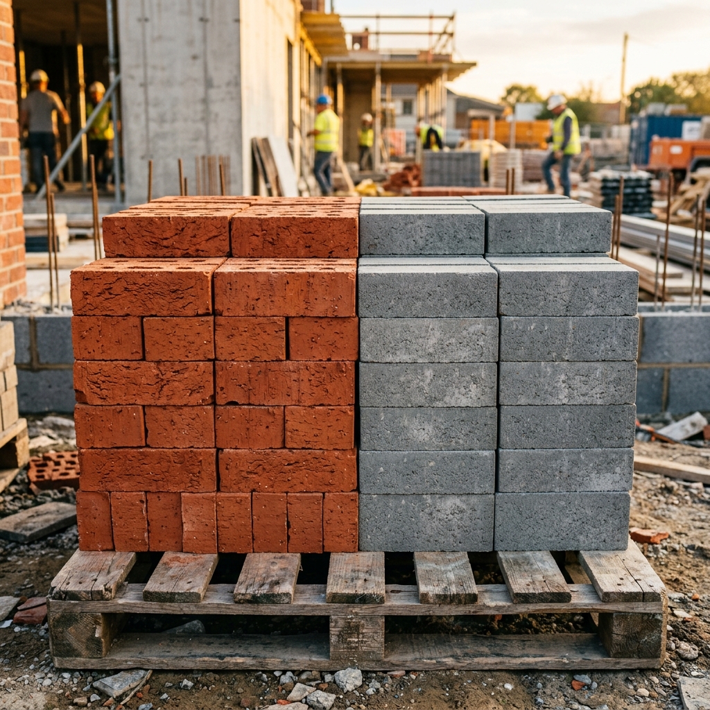 Red Bricks and Fly Ash Bricks